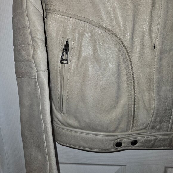 Belstaff Waxed Leather Moto Jacket - Picture 4 of 16